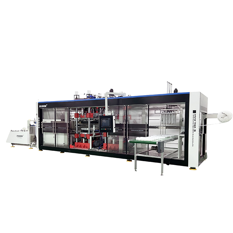HYX-7161 Plně automatický pozitivní a negativní tlak 3 stanice Thermoformming stroj